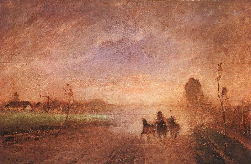 Mihaly Munkacsy Dusty Road I oil painting picture